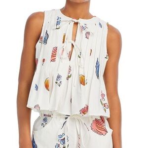 NWT Ciao Lucia Top Shell Print Sleeveless